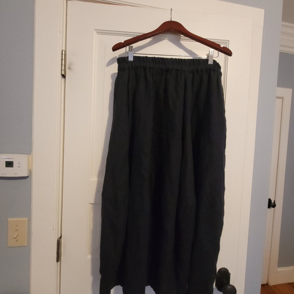 Artemesia heavy duty linen skirt M/L